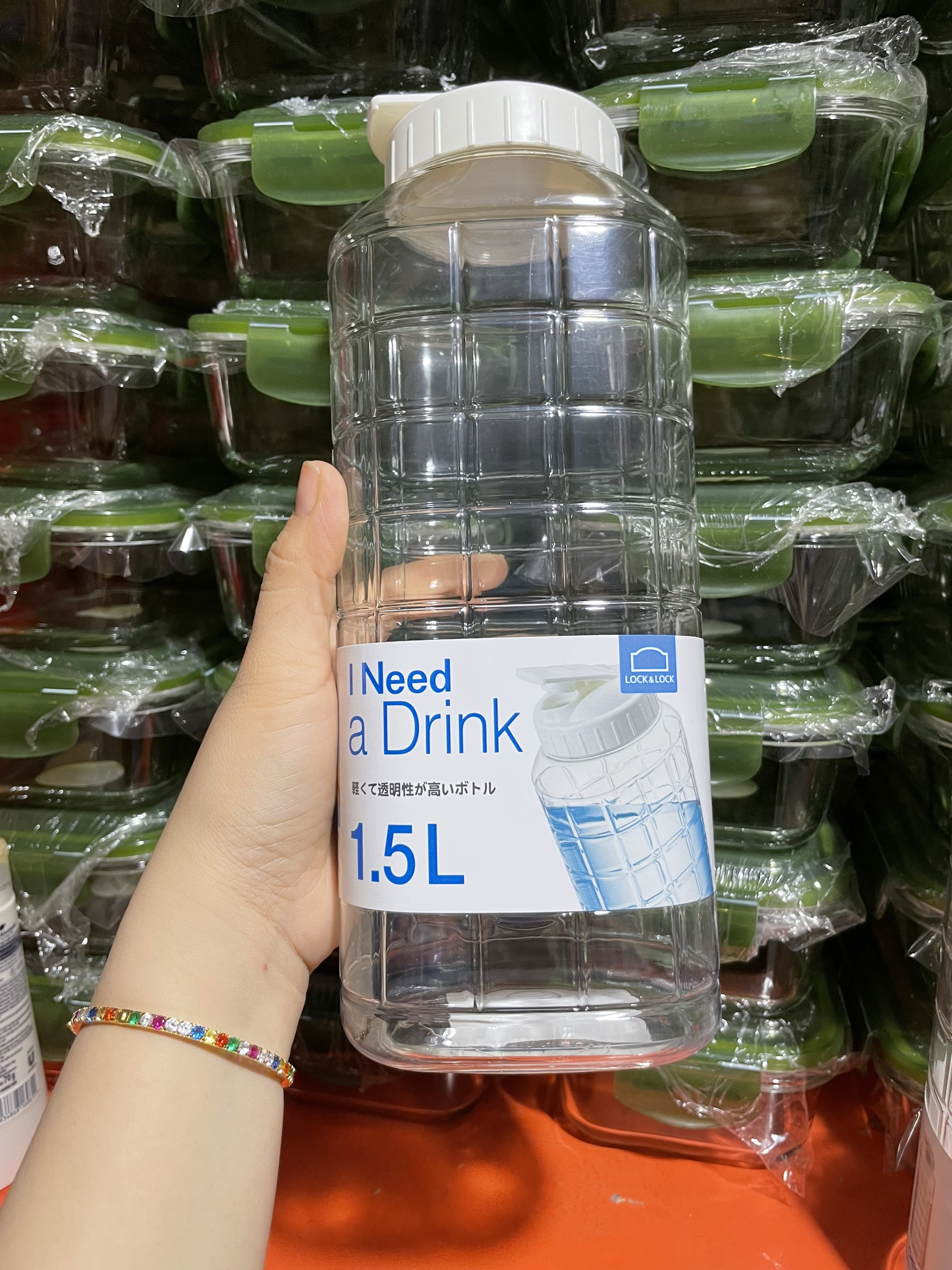 1 Bình Nhựa Đựng Nước LocknLock HAP812 1500ml