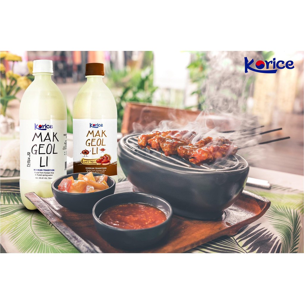 Nước gạo Makgeolli Hàn Quốc (các vị)