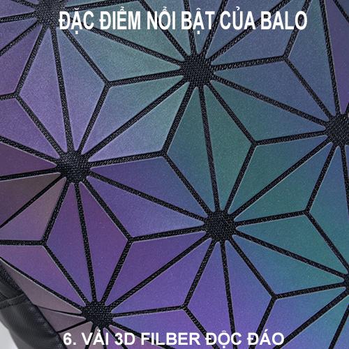 Balo laptop thời trang phản quang/phản quang Issey Miyake 3D 2018