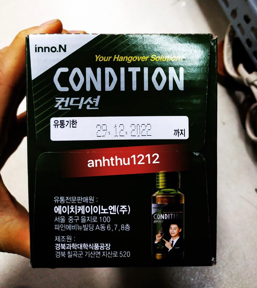 Nước giải rượu condition 75ml Hàn Quốc