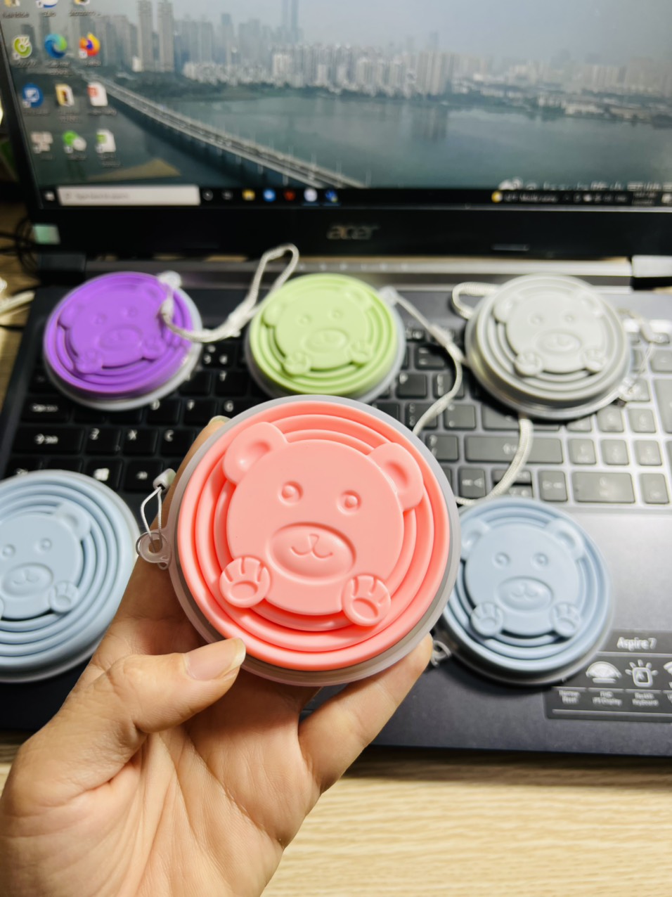 Cốc Silicon Gấp Gọn Chịu Nhiệt Độ Cao