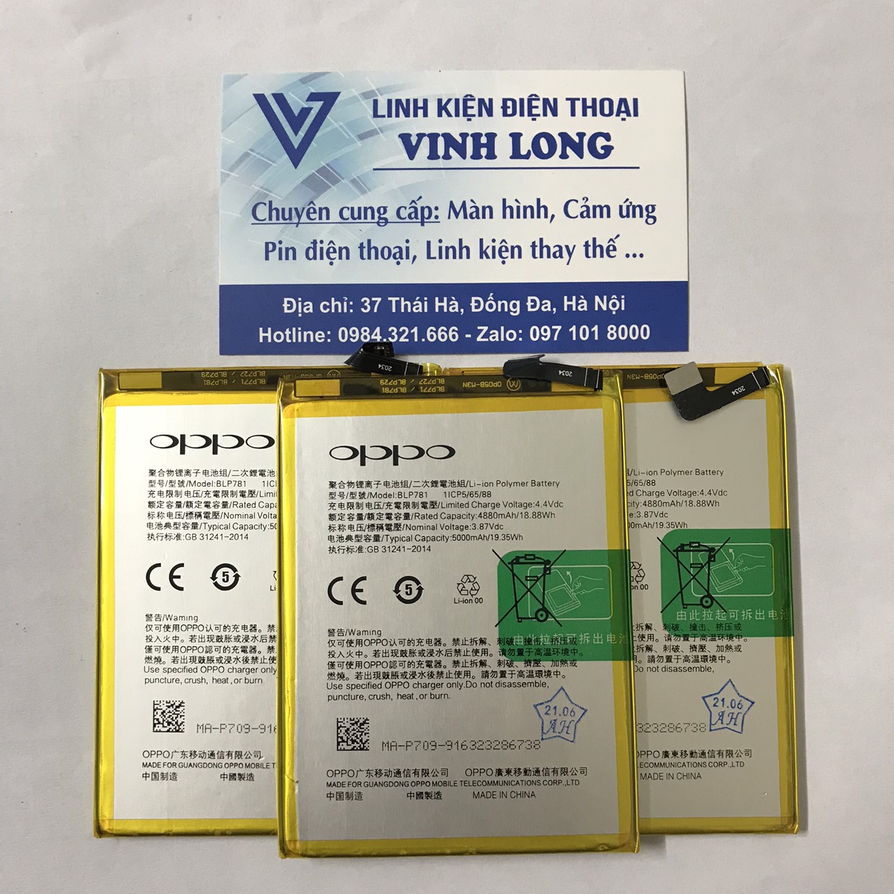 Pin Oppo A52 BLP781