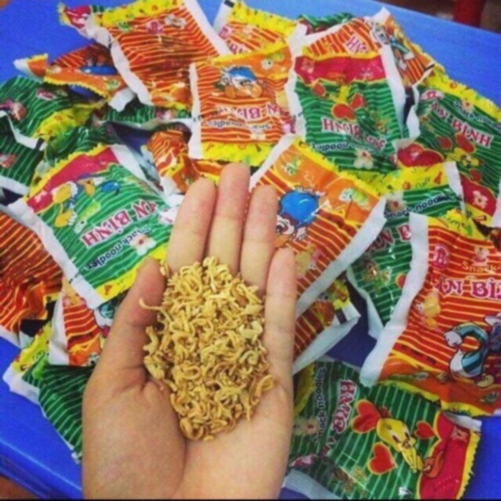 BỊCH 50 GÓI MÌ TÔM TRẺ EM AN BINH GIÒN NGON