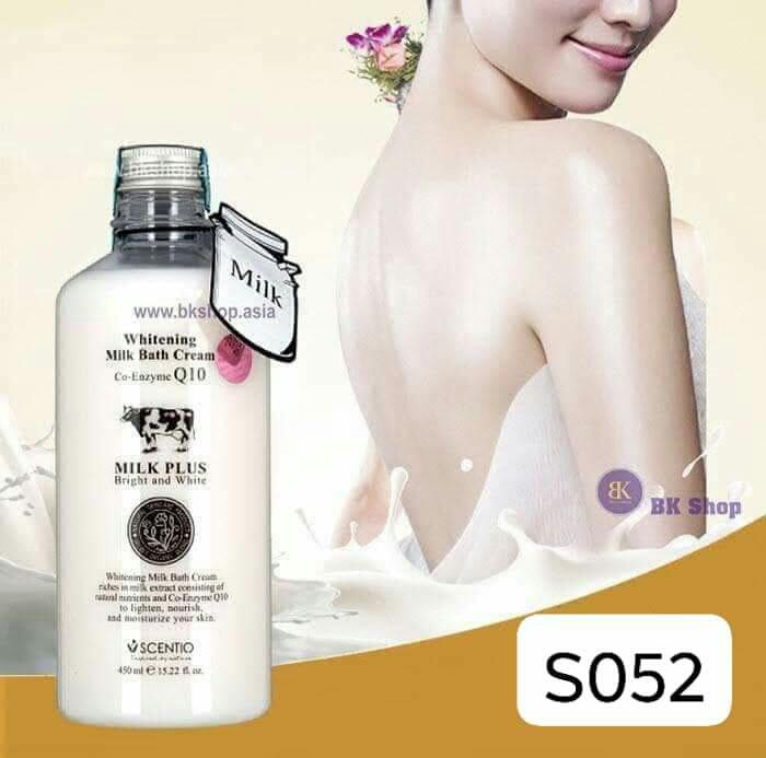 sữa tắm bò milk plus Q10 thái lan 450ml