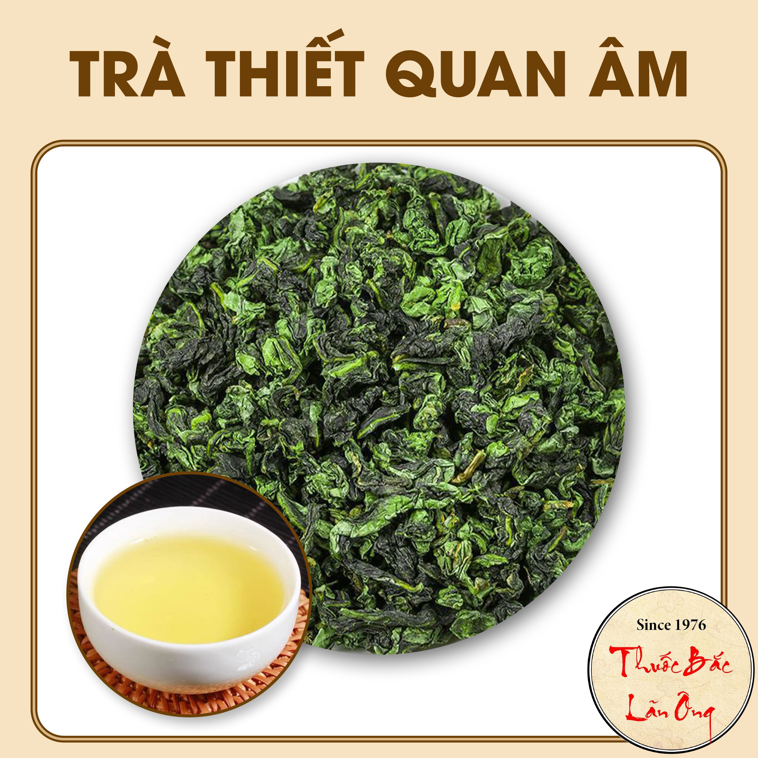 Trà thiết quan âm thượng hạng 1kg, trà thơm ngon tốt cho sức khỏe - Lãn Ông