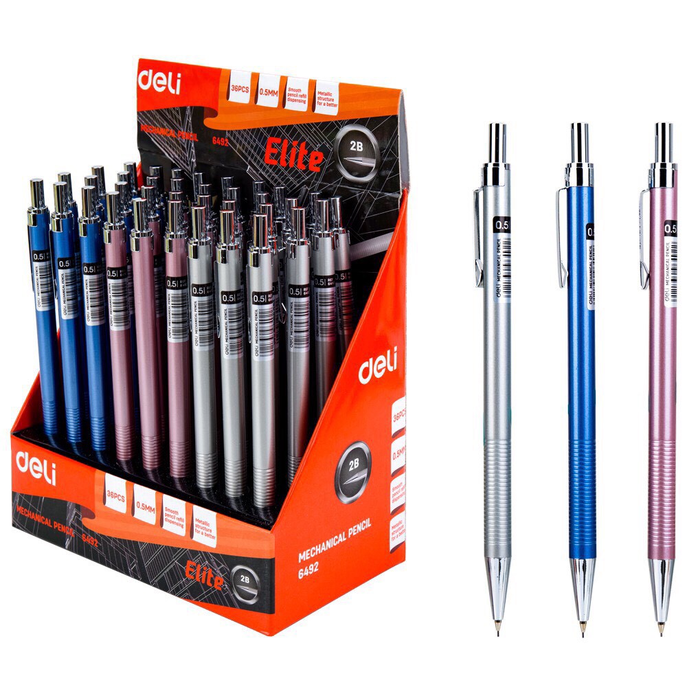 Bút chì kim deli 6491 ngòi 0.7mm