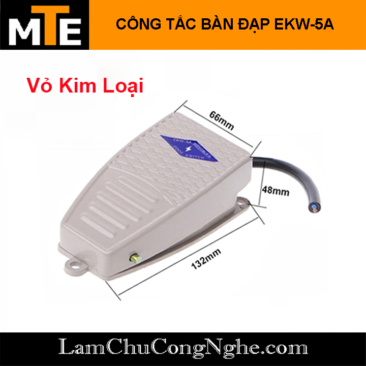 Công Tắc Bàn Đạp Chân 250VAC-10A