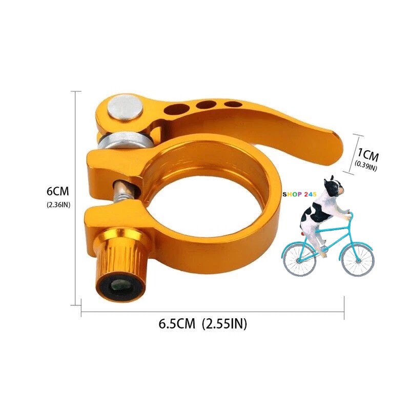 Kẹp Khóa Cốt Yên Xe Đạp 31,8 - 34,9mm