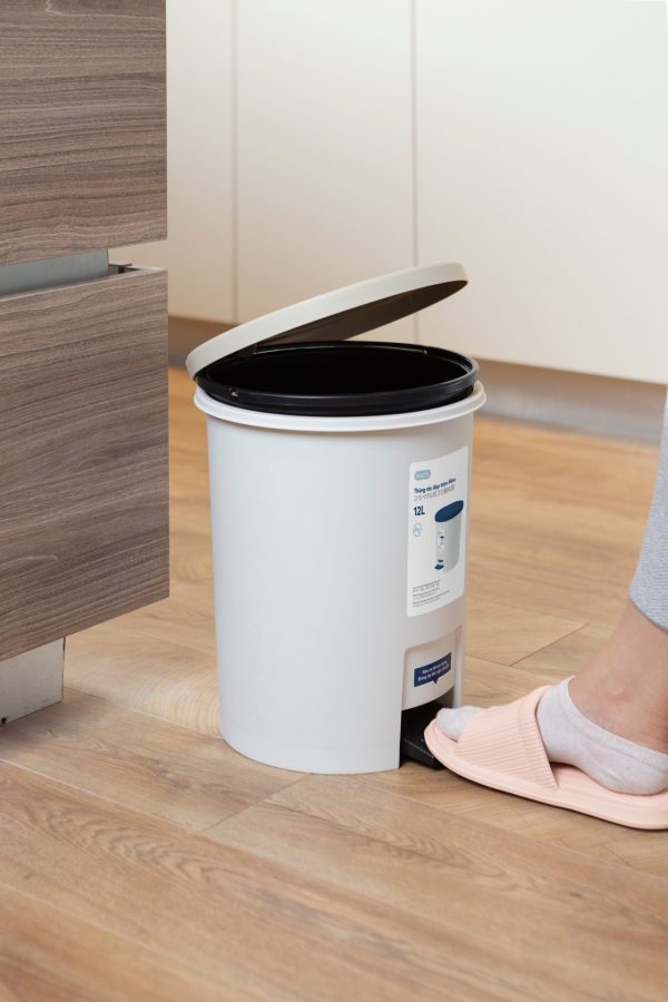 Thùng rác đạp tròn Hiro 6L - INOCHI