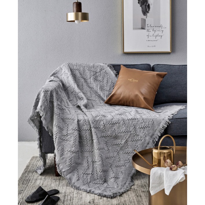 Thảm Tua Rua Họa Tiết Tua Rua, Picnic, Chụp Hình Vintage, Decor, Khăn Phủ Sofa, Trải Sàn