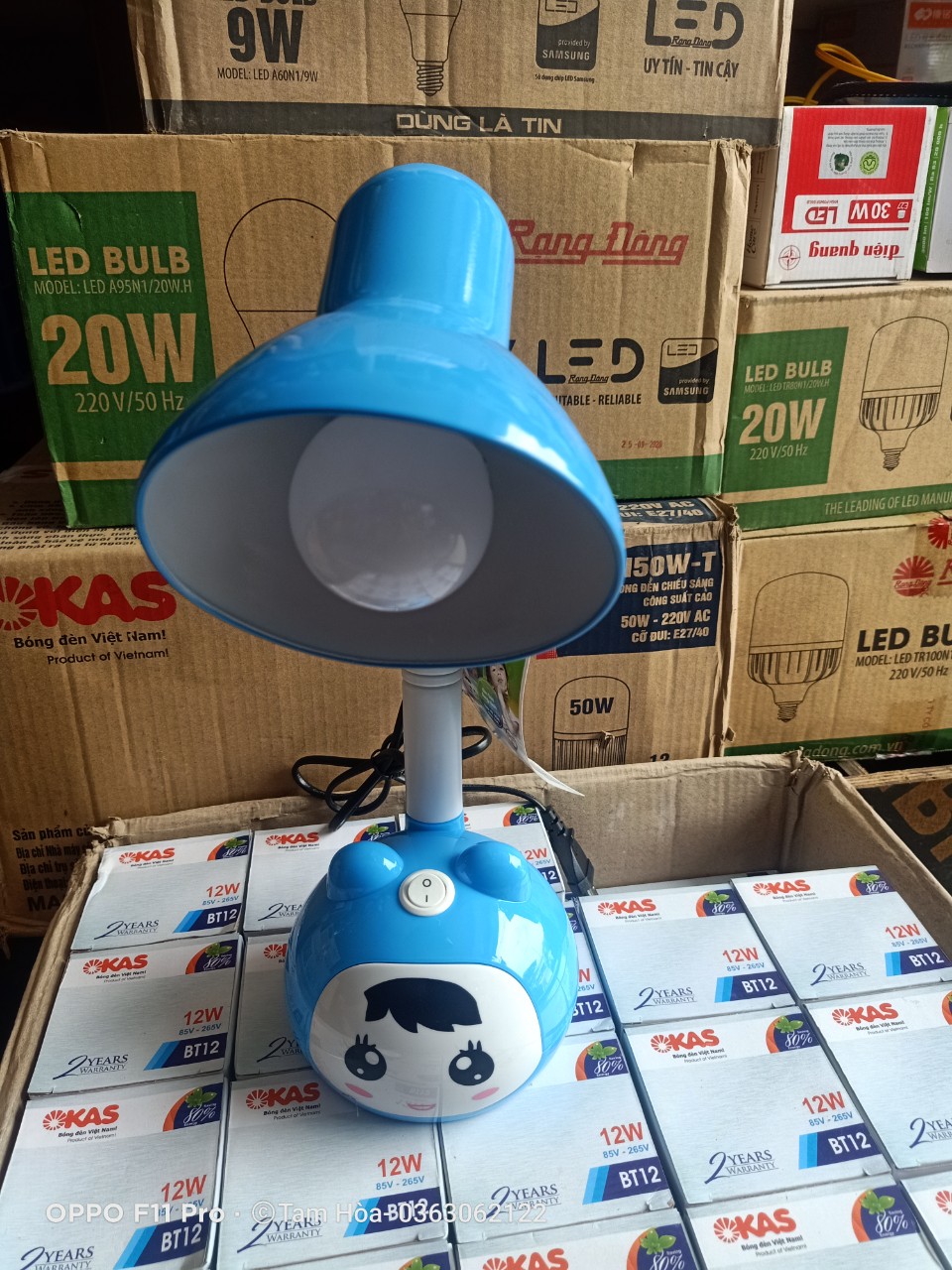 Đèn bàn bảo vệ thị lực 5W RẠNG ĐÔNG- Model RD-Rl-27LED