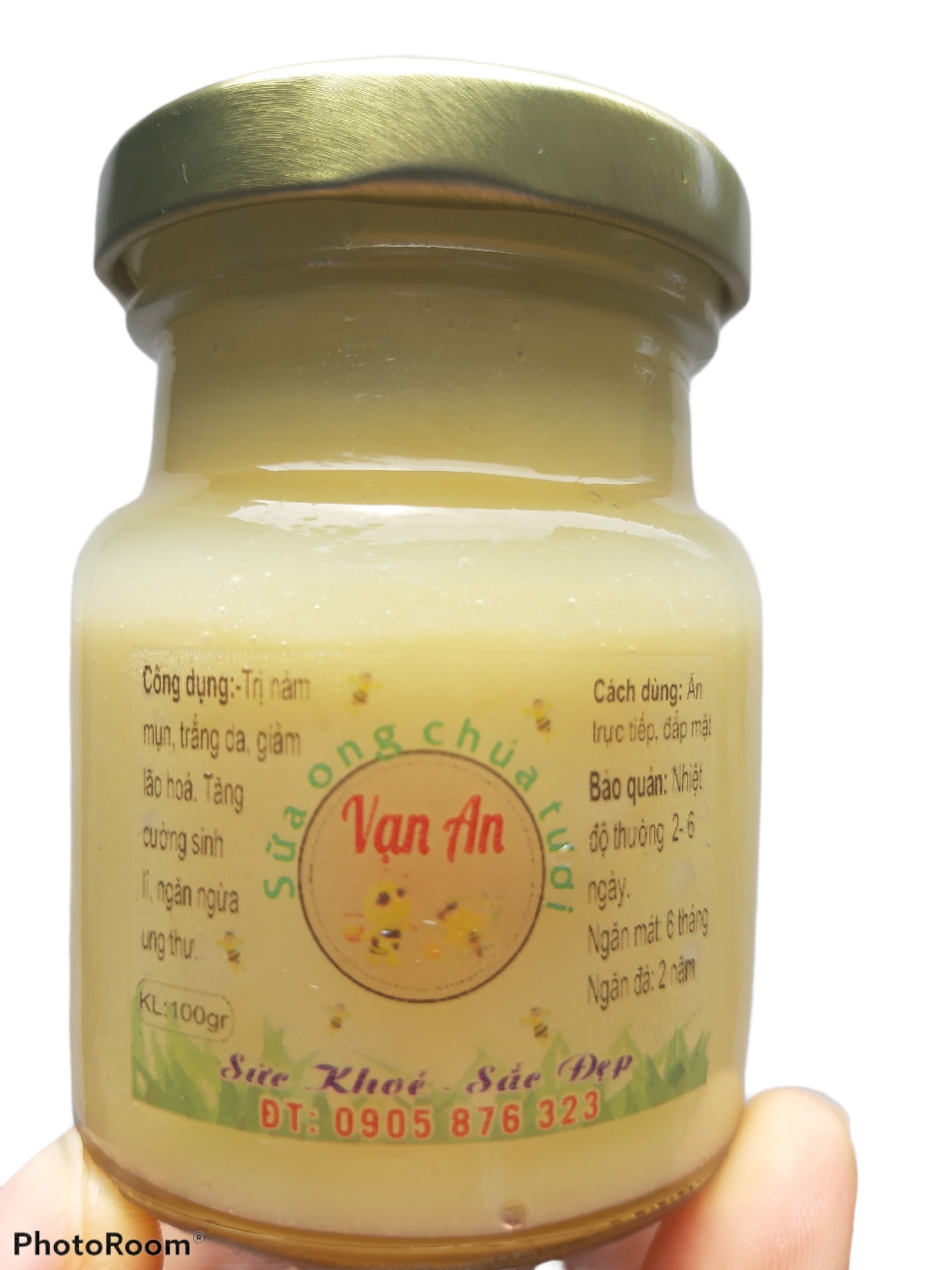 SỮA ONG CHÚA TƯƠI NGUYÊN CHẤT 100GRAM