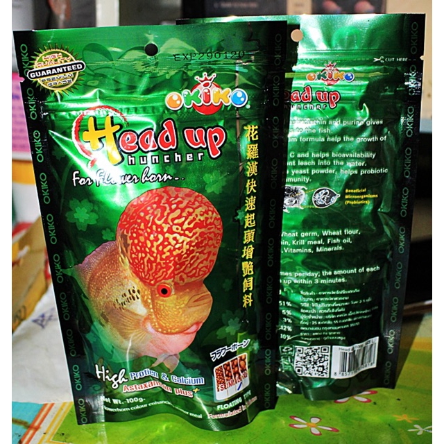 Thức Ăn Head Up (500G) Lên Đầu Cho Cá La Hán