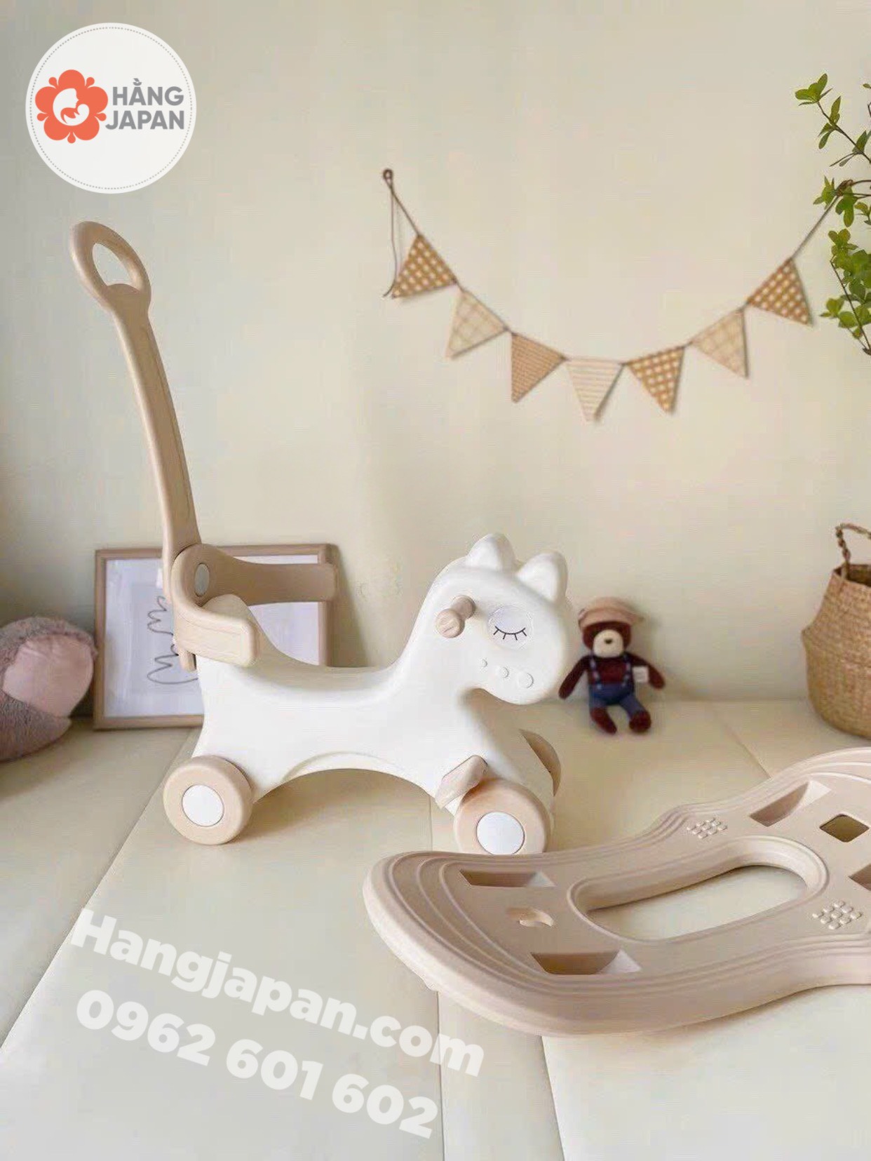 Ngựa bập bênh Honper 4in1 HP626