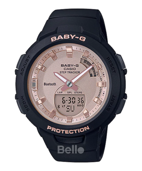 Đồng hồ Casio Baby-G NữBSA-B100MF-1A chính hãng chống va đập, chống nước 100m - Bảo hành 5 năm - Pin trọn đời