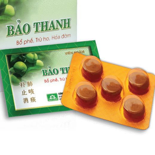 Viên ngậm Bảo Thanh - Bổ phế, trừ ho, hóa đờm