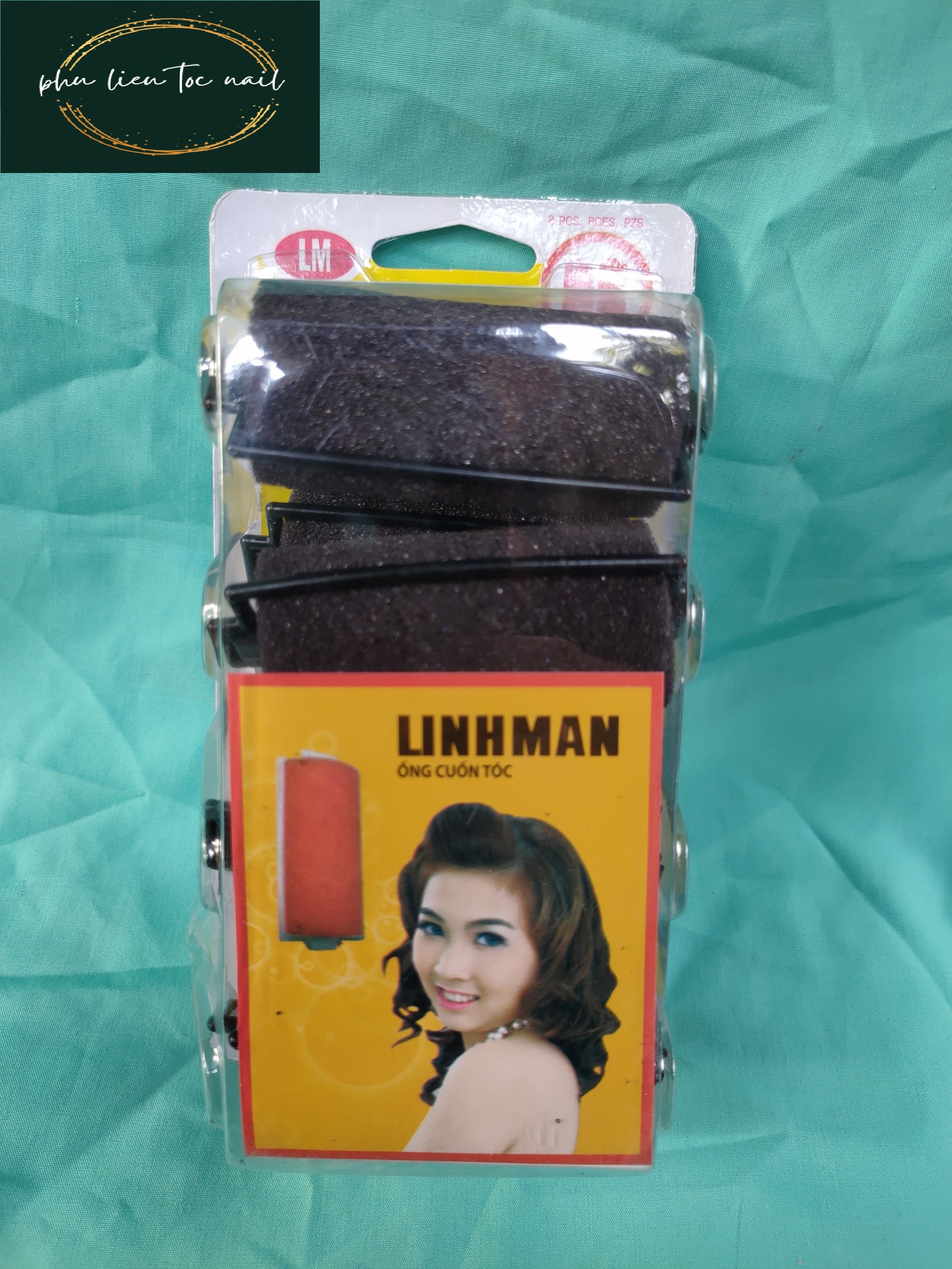 Lô mous xốp quấn tóc, 1 hộp 8 cái nhỏ linhman