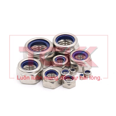 Đai ốc khóa inox 201 đầu PVC (M10-M20)
