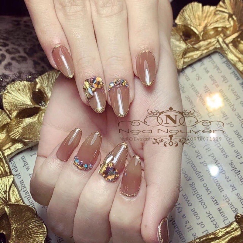 Gel nhũ vẽ viền móng