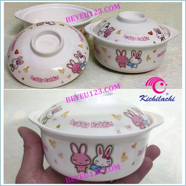 Bát / Chén nhựa ăn dặm cho bé H234J GB BABY (Công nghệ Hàn Quốc) GBB GB2025