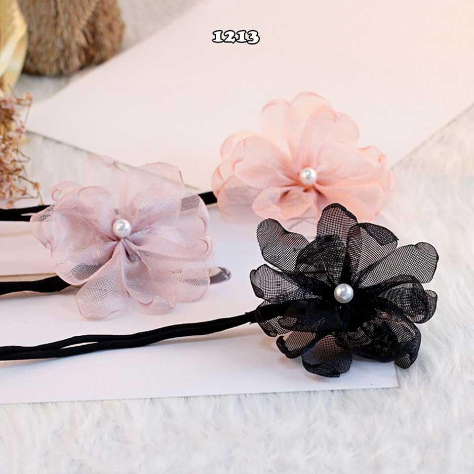 [HCM]Dây Cột Tóc Cánh Hoa Kiểu Hàn Quốc Mẫu Mới Nhất 2019 Ah1213