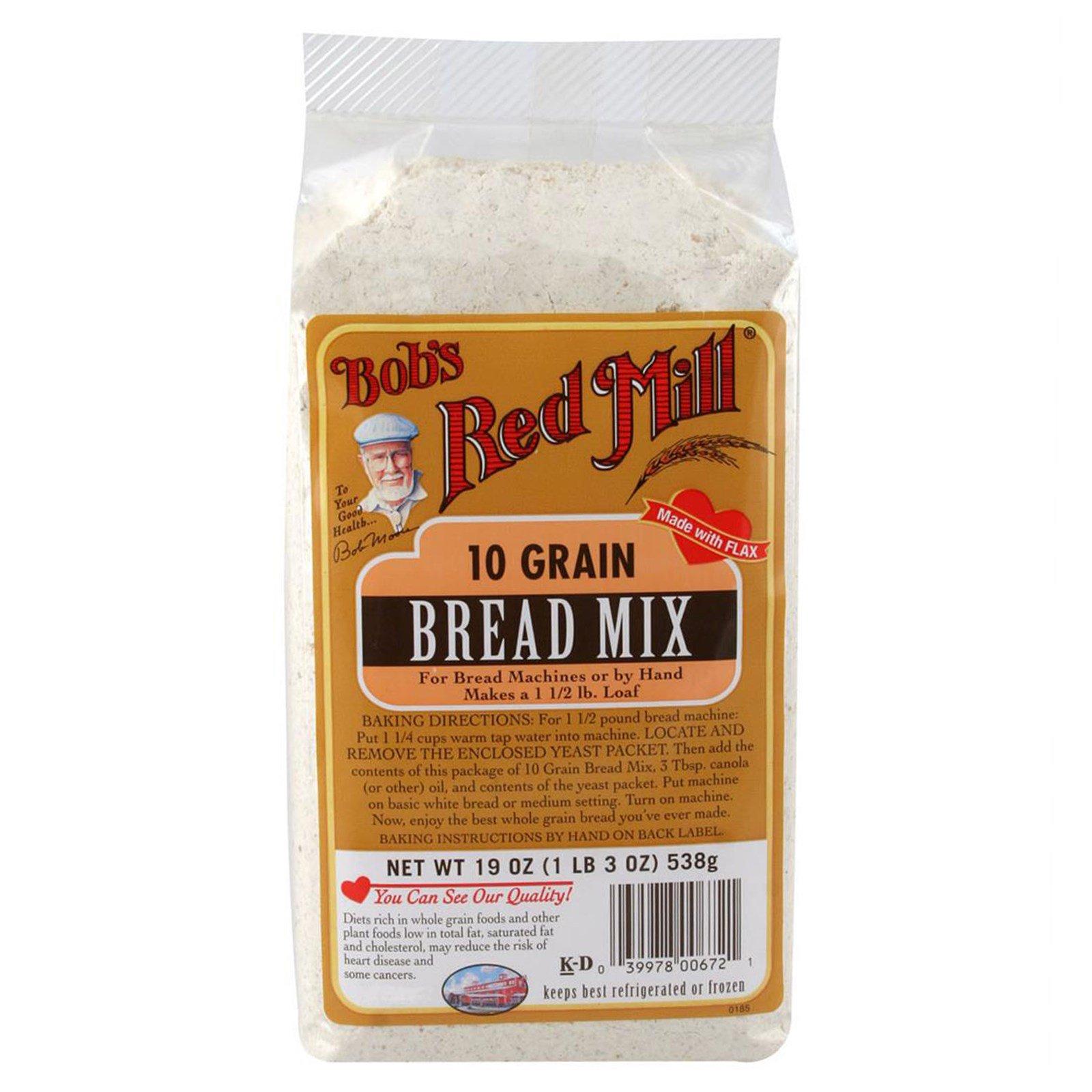 Bột bánh mỳ 10 loại hạt Bob's Red Mill 10 grain bread mix 538g (có sẵn men)