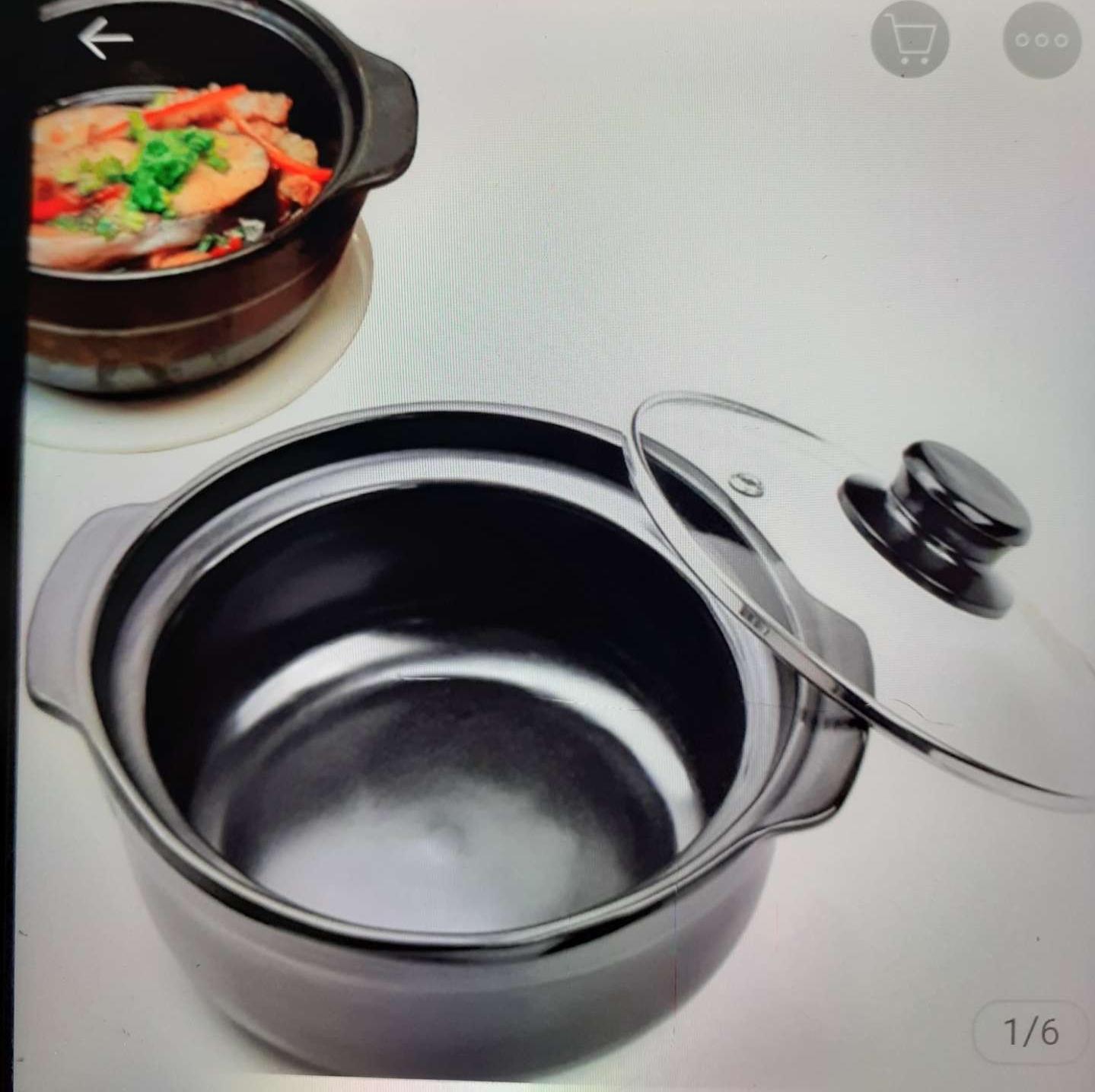 NỒI ĐẤT KHO THỊT CÁ NẤU CHÁO LOẠI DÀY 1L5