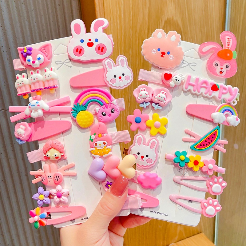 Set kẹp tóc 14 món cho bé gái cực yêu