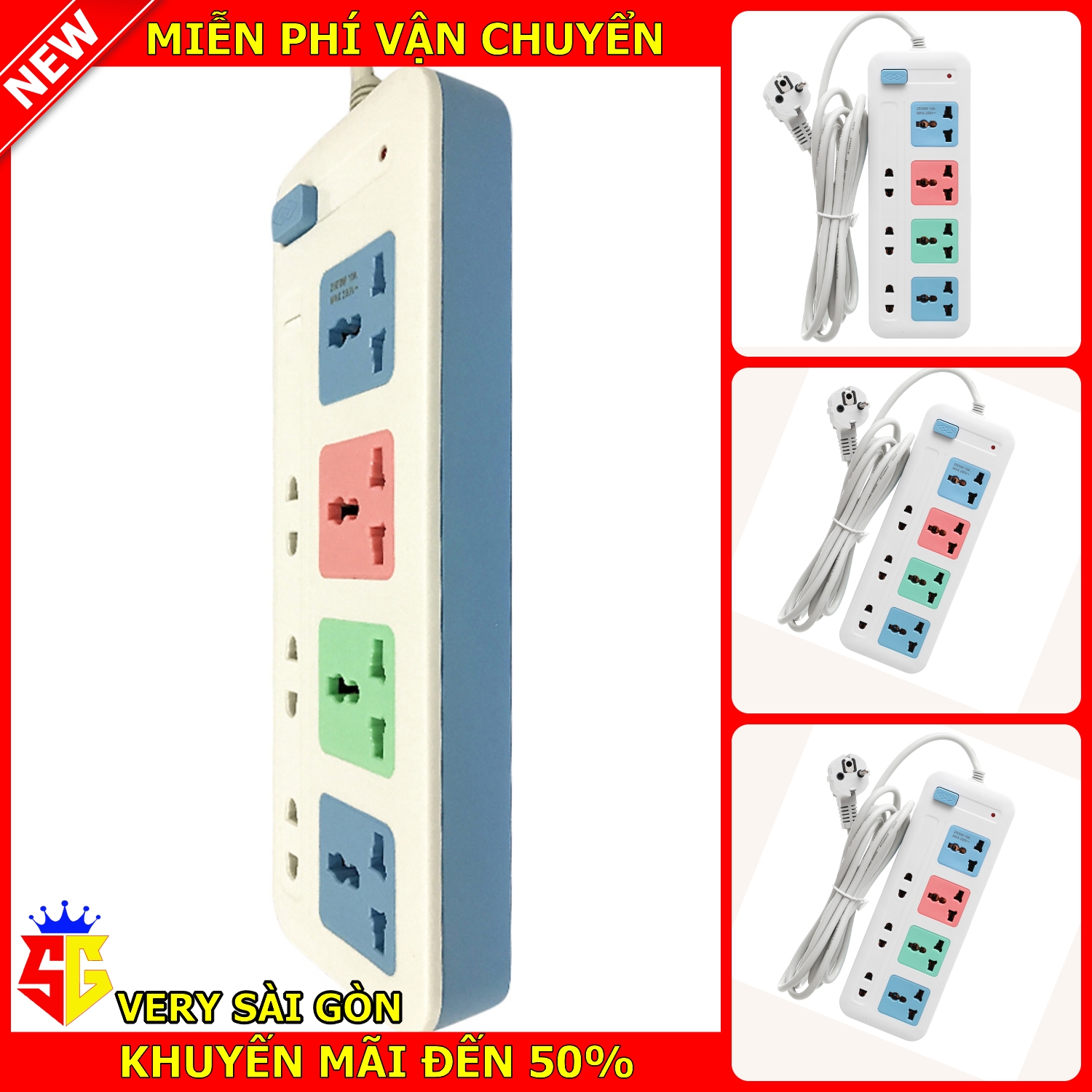 Ổ CẮM ĐIỆN 3M COMET CES4433 CHÍNH HÃNG