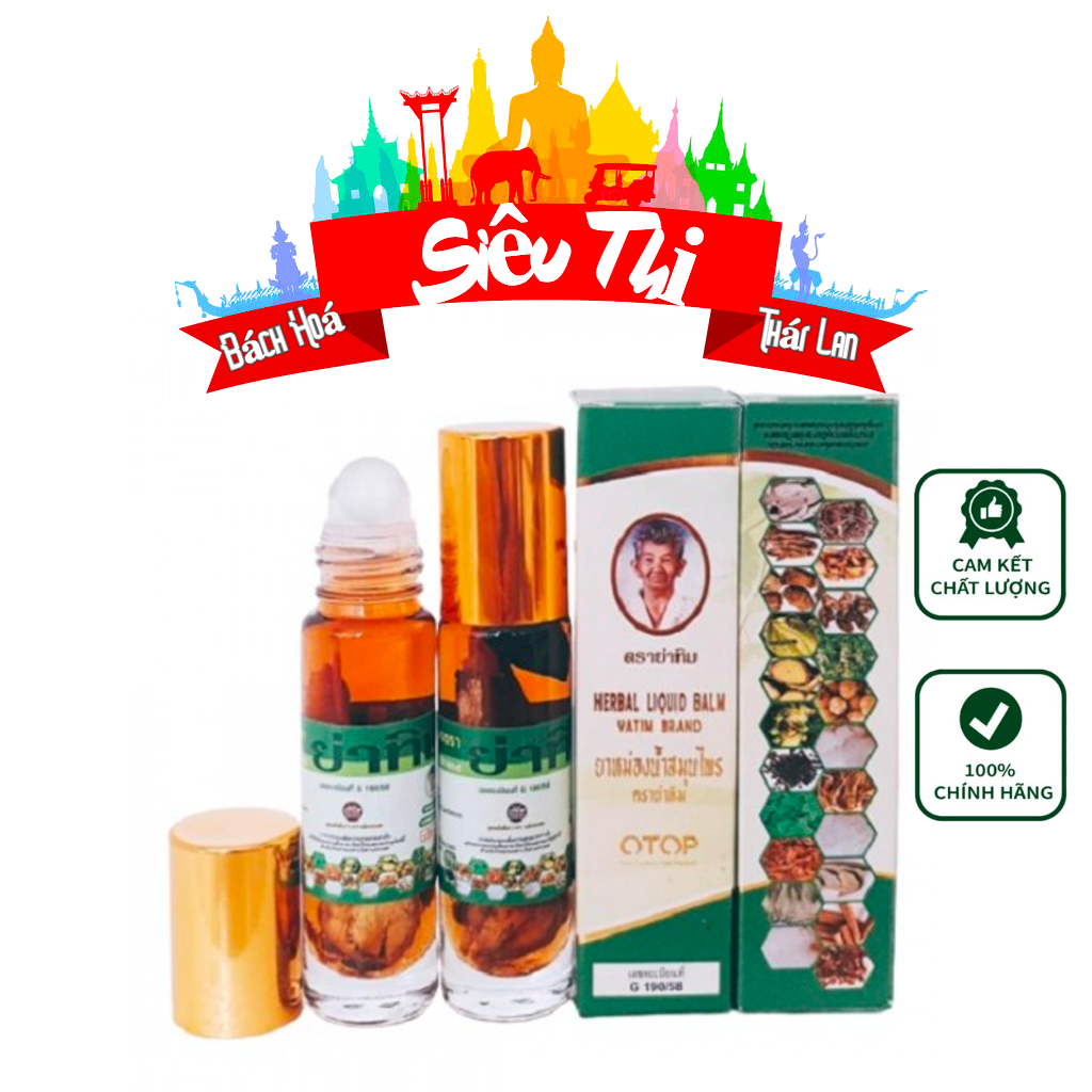 Dầu Lăn Thảo Dược 22 Vị Thái Lan