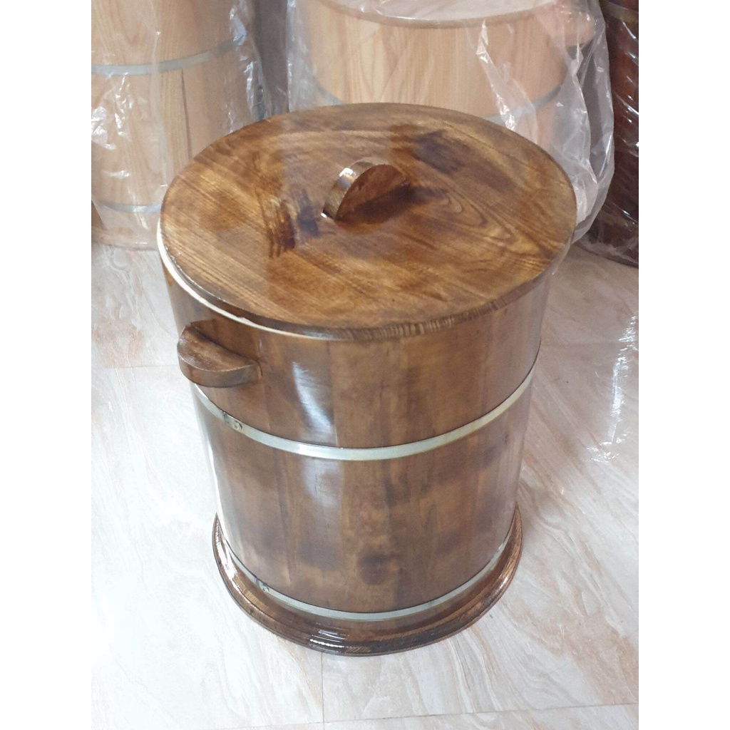 Thùng đựng Gạo gỗ thông