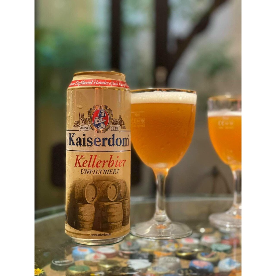 Bia Kaiserdom Kellerbier - nhập khẩu Đức - 1 lon 500ml