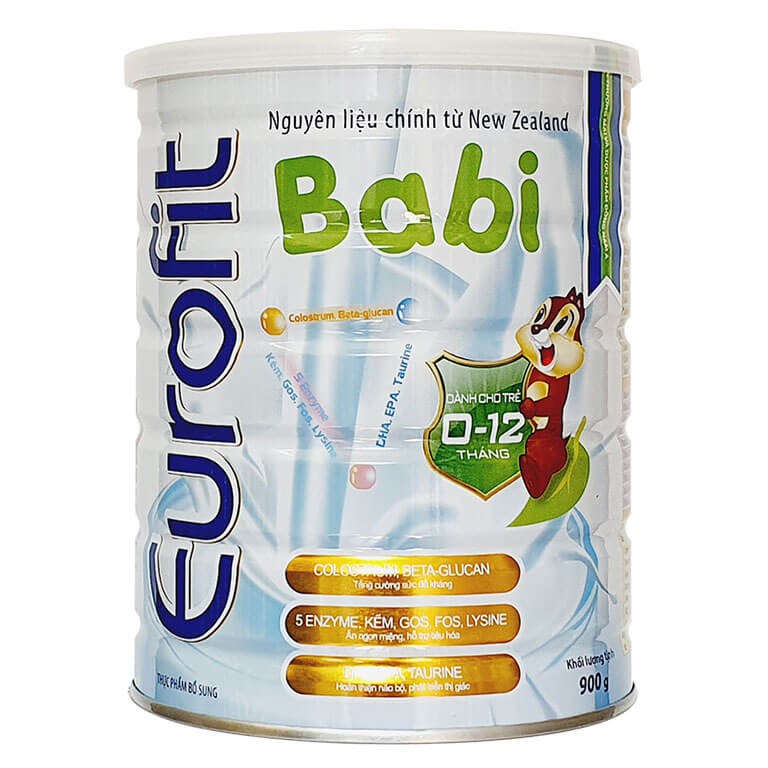 Sữa eurofit a+ eurofit babi 900g