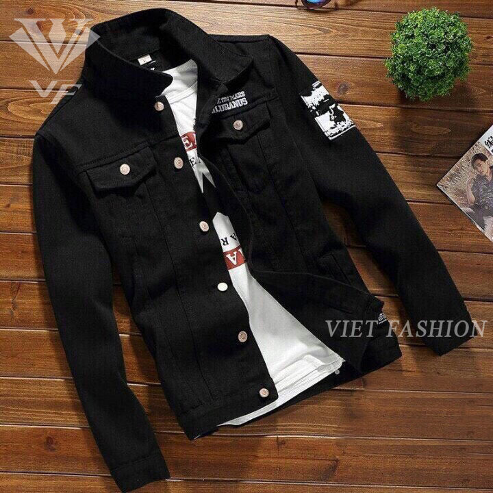 ÁO KHOÁC JEAN NAM NỮ VINTAGE FORM TO 80KG VẢI TRƠN BASIC SALE XẢ HÀNG