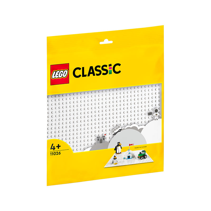 Đồ chơi lego đế lắp ráp màu trắng 11026