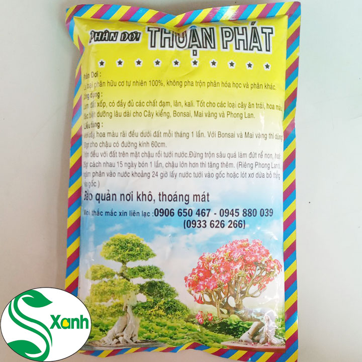 Phân dơi bón hoa cây cảnh - gói 150g