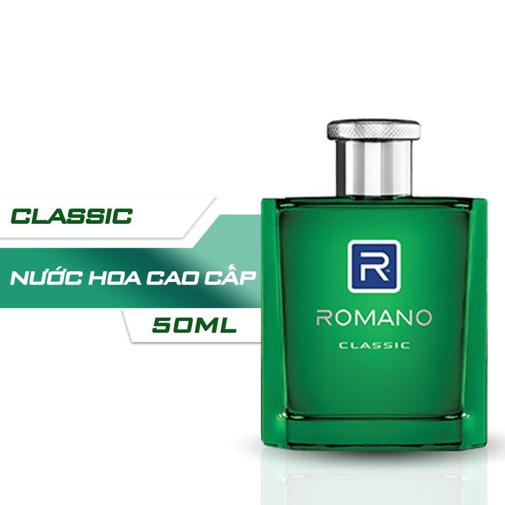 [HCM]Nước Hoa cao cấp cho Nam Romano Classic 50ml