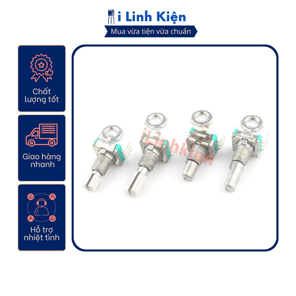 Công tắc volume vô cấp EC11 15mm 20mm 3 chân