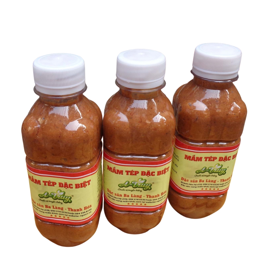 Combo 3 chai mắm tép chưng thịt đặc sản Ba làng Thanh Hóa (3 chai 300g)