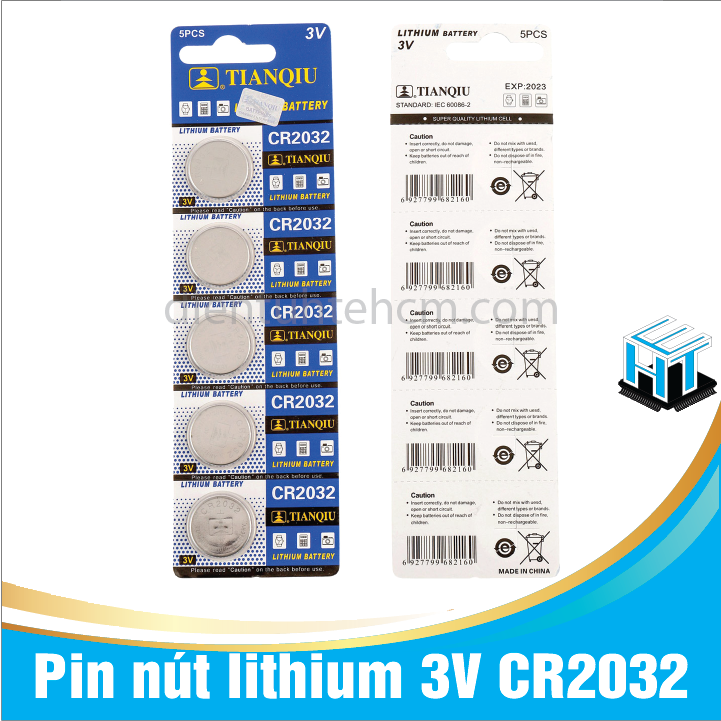 Pin nút lithium 3V dùng cho cân điện tử, máy tính CR2032