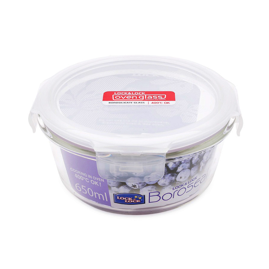 Hộp Thủy Tinh Lock & Lock 650ml Chịu Nhiệt