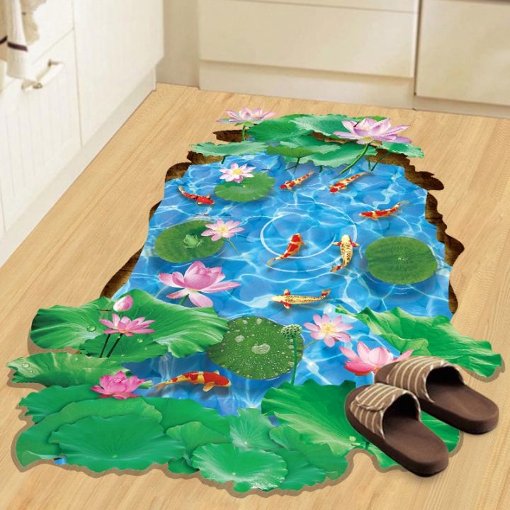 Decal dán tường bể cá chép nhật Sticker Tranh Dán Tường XL8305 - Decal dán tường cho bé - Decal dán tường động vật