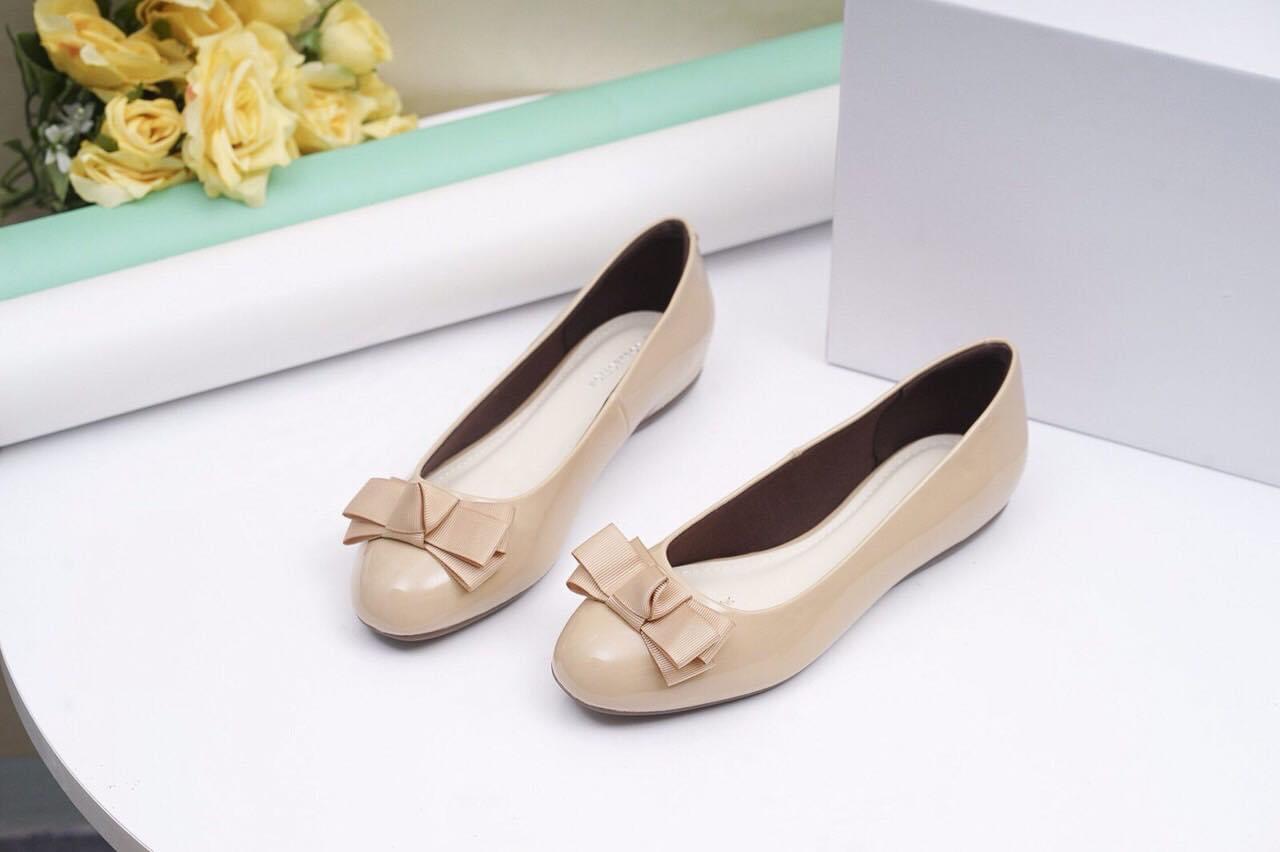 GB028 - Giầy thời trang búp bê nữ nơ ú ( HÀNG BẢO HÀNH )