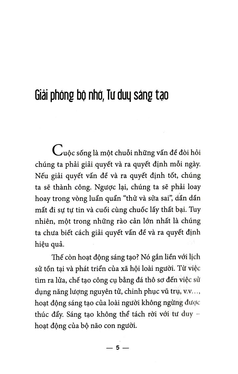 Sách - Thuật sáng tạo và giải quyết vấn đề