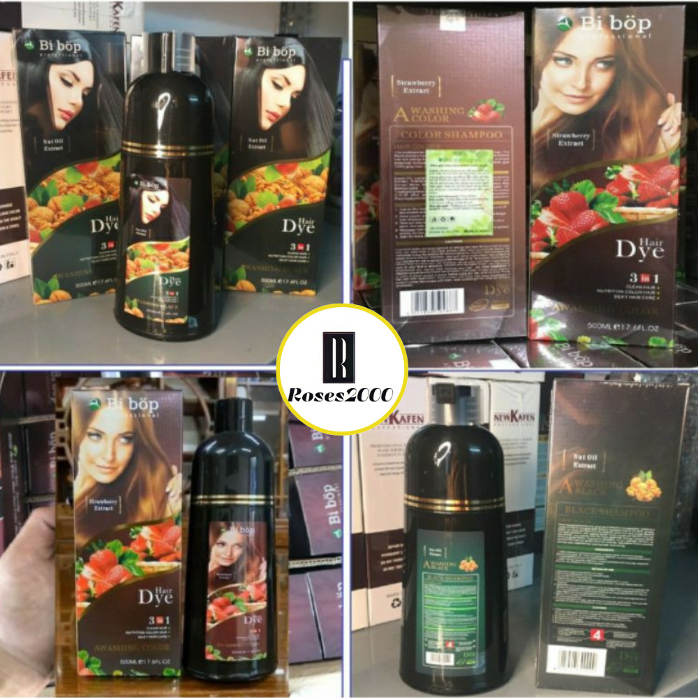Dầu Gội Phủ Bạc Bibop Đen-Nâu Nhật Bản
