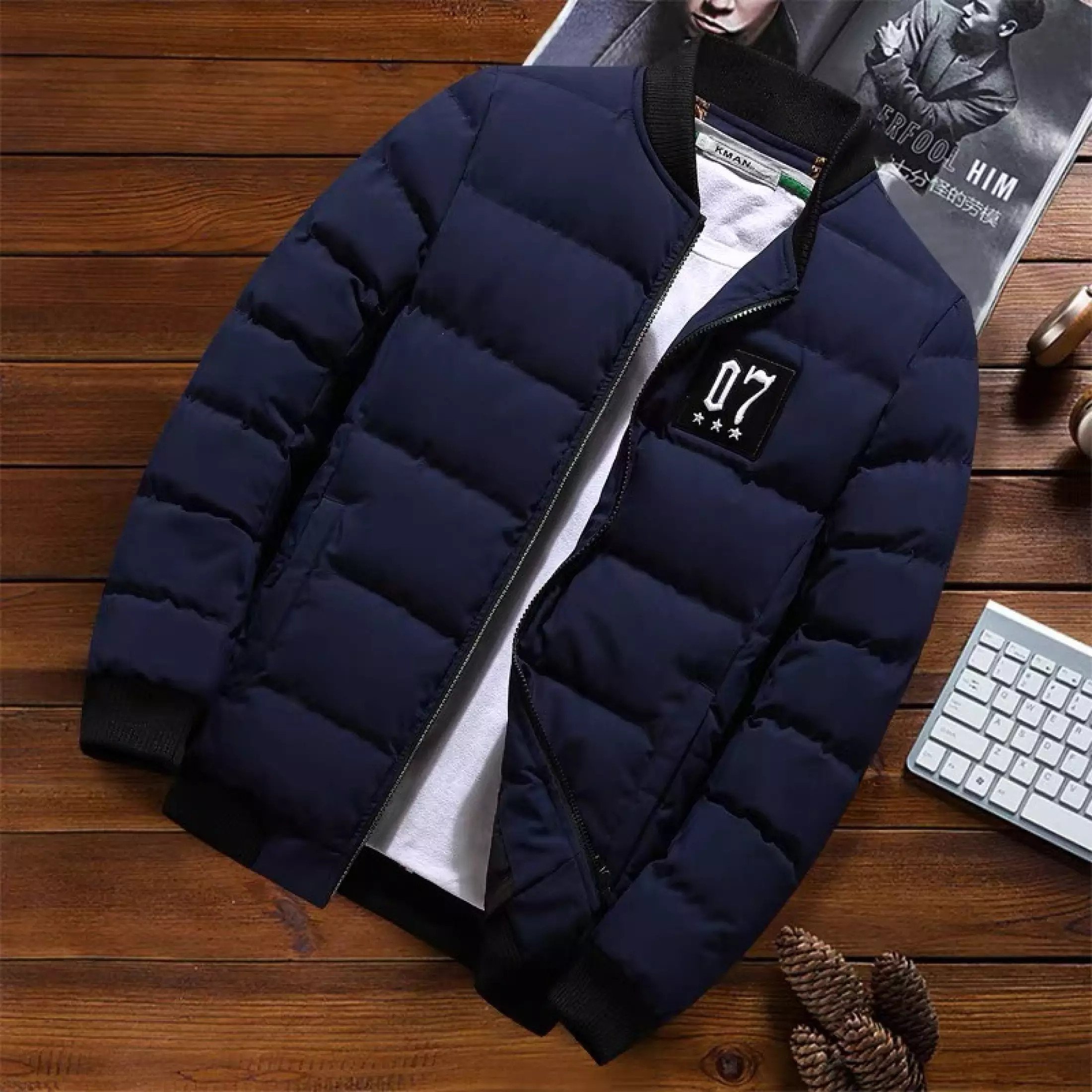 ÁO KHOÁC PHAO CỔ TRÒN SIÊU ẤM ÁP DÀNH CHO CÁC BẠN TRẺ , THỜI TRANG HÀN QUỐC KM FASHION
