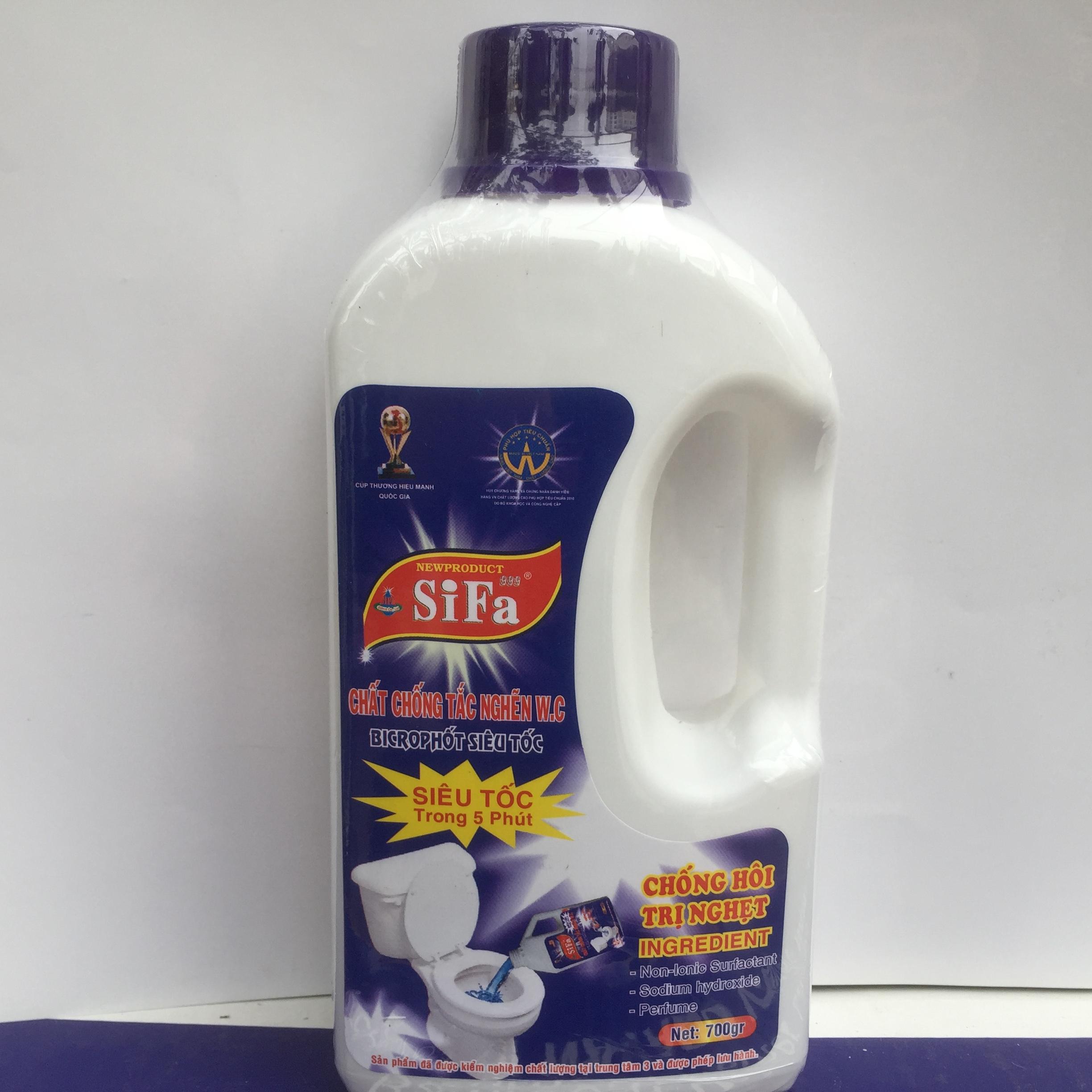 Nước thông tắc bồn cầu vệ sinh siêu mạnh SIFA