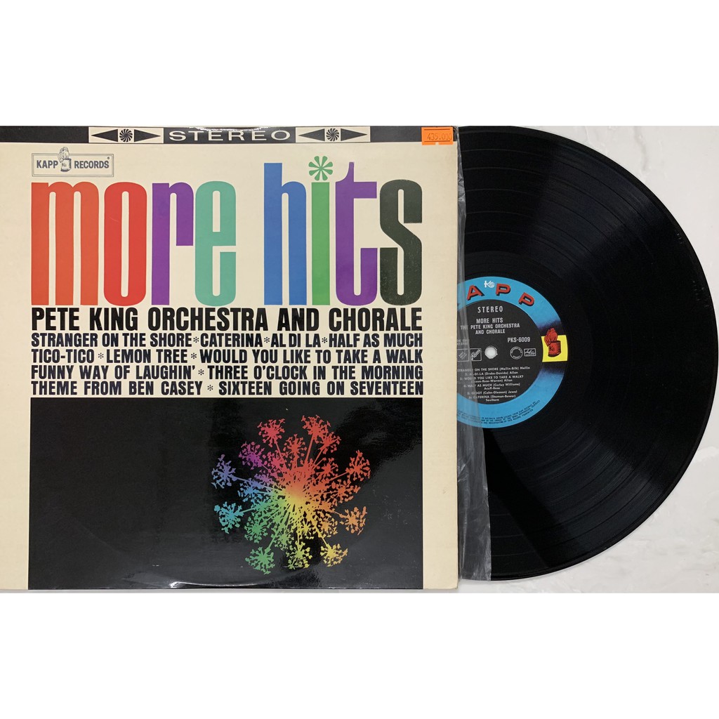 Đĩa than Pete King Orchestra and Chorale More Hits
