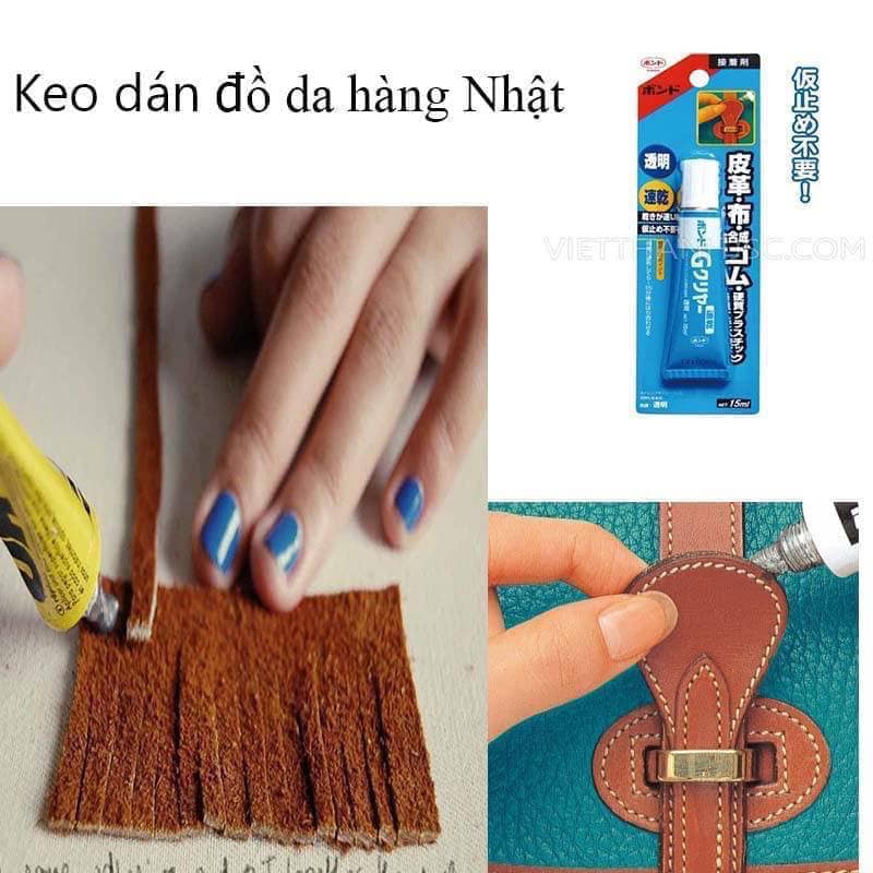 Keo dán đồ da túi xách, thắt lưng xuất xứ Nhật Bản 15ml hãng sản xuất Kokubo Japan