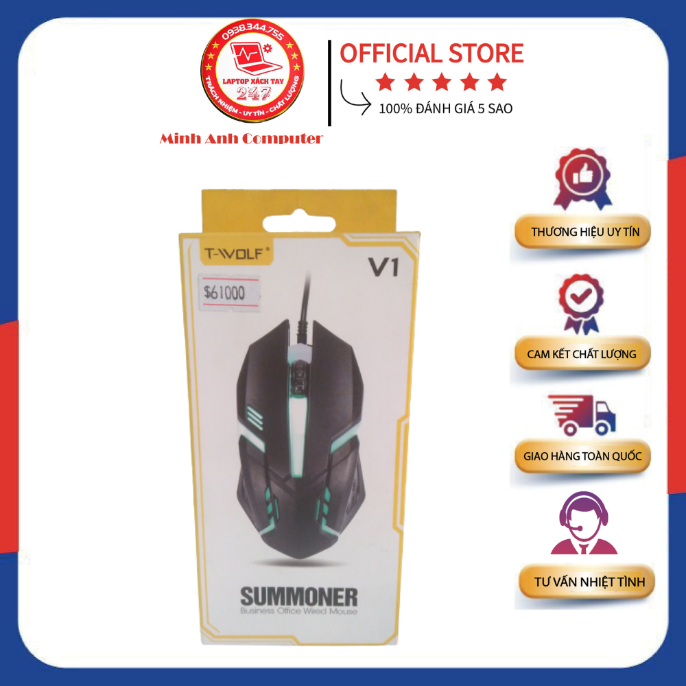 Chuột Máy Tính Mouse Summoner Gaming Led (Herd Man) La V1